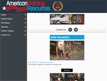 Tablet Screenshot of americantrainingresources.com